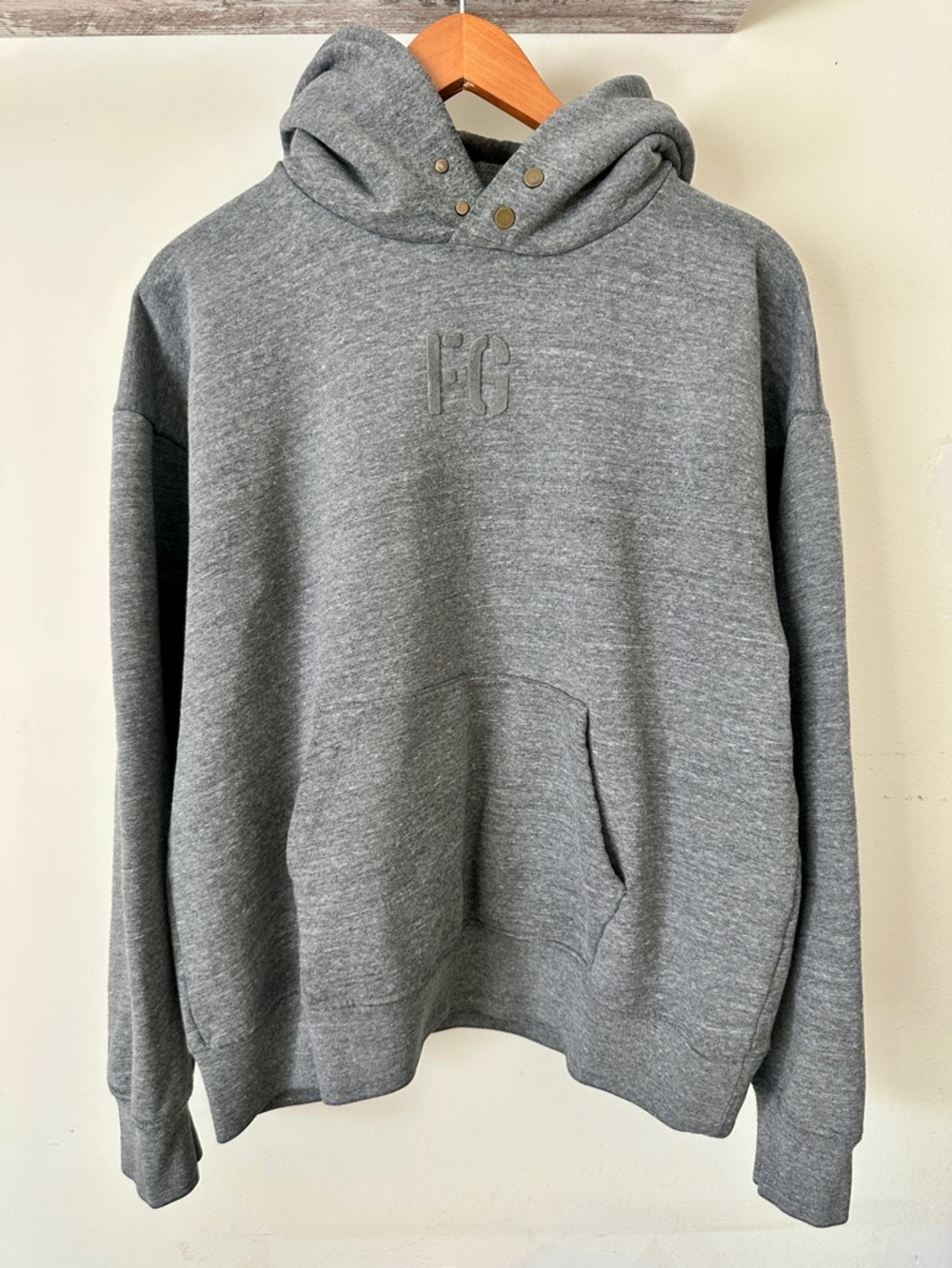 Men's Pullover Hoodie Cotton Blend Fleece Long Sleeve In Men-Small/W-Med